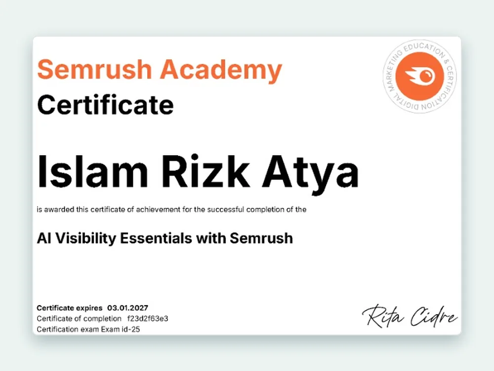 AI Visibility Essentials — Semrush Academy