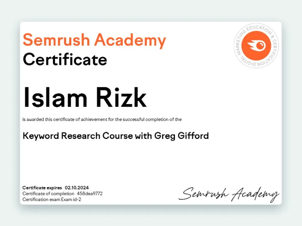 Keyword Research with Greg Gifford — Semrush Academy
