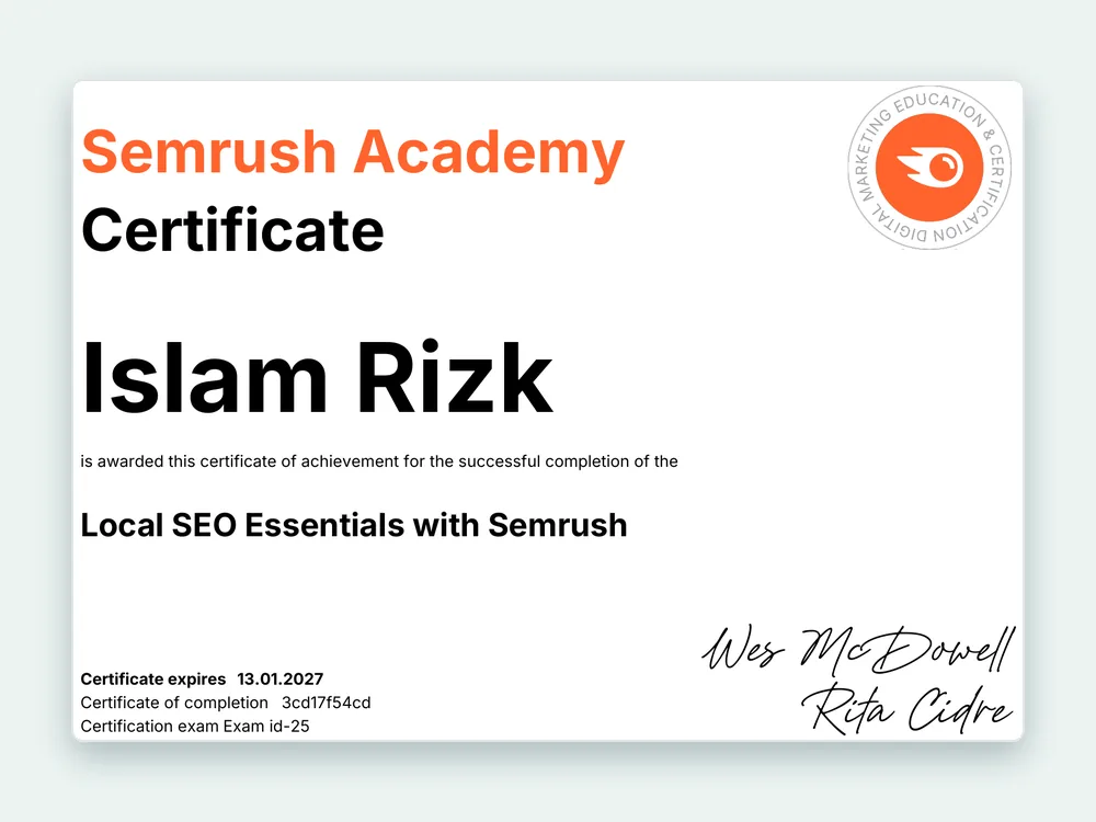 Local SEO Essentials — Semrush Academy